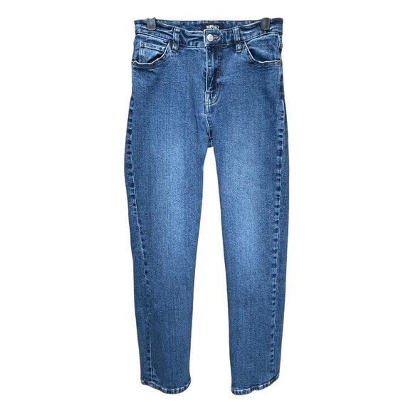Buffalo David Bitton Denim - Buffalo David Bitton Womens 27 Blue Faded Dark Wash Denim Straight Leg Jeans
